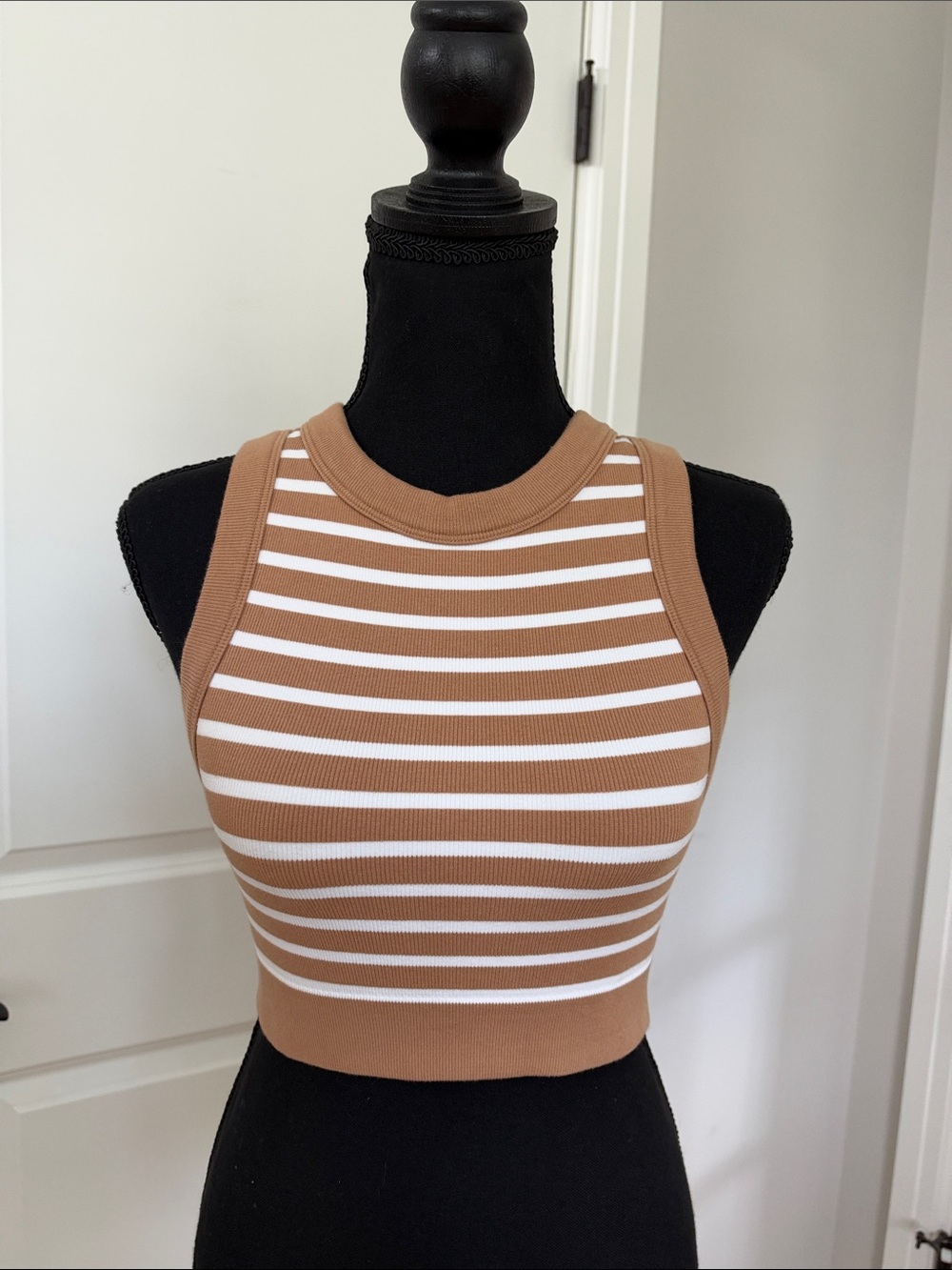 Offline by Aerie Striped Cropped Tank